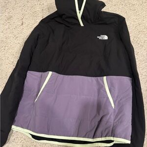 The North Face Black and Cream Jacket